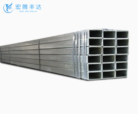 HDG 50x25 Box Section ASTM A123 6m-12m Galvanised Square Tube