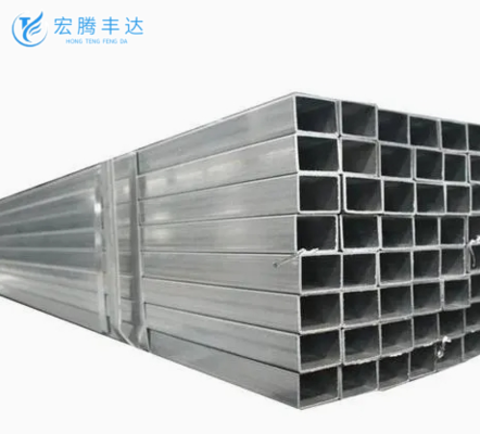 Pre Welded Galvanized Pipe Q195 Q235 Q235B Steel Rectangular Tube
