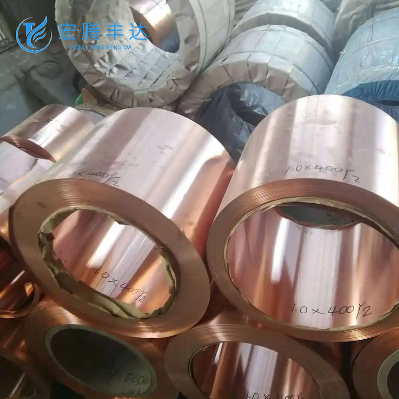 Bright Polished 50mm Copper Strip CW008A CW020A CW021A CW022A Pure Copper Coil