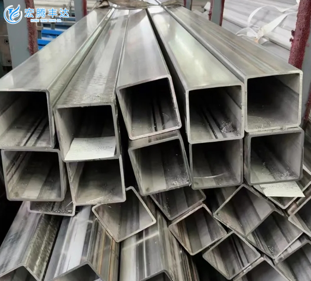 304 Welded Rectangular Stainless Steel Tube 0.5mm-40mm 316 Stainless Square Tube
