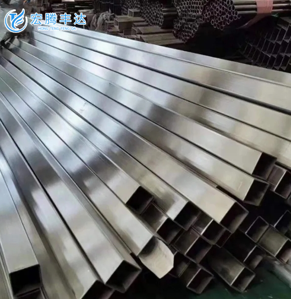 Ferritic Martensitic Seamless Rectangular Tube SS Pipe ASTM A268 0.4mm-30mm Thickness