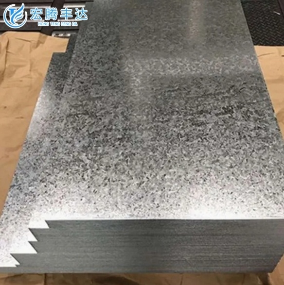 Regular Spangle Gi Metal Sheet DX51D DX52D SGH490 SGH34 Hot Rolled Galvanized Sheet