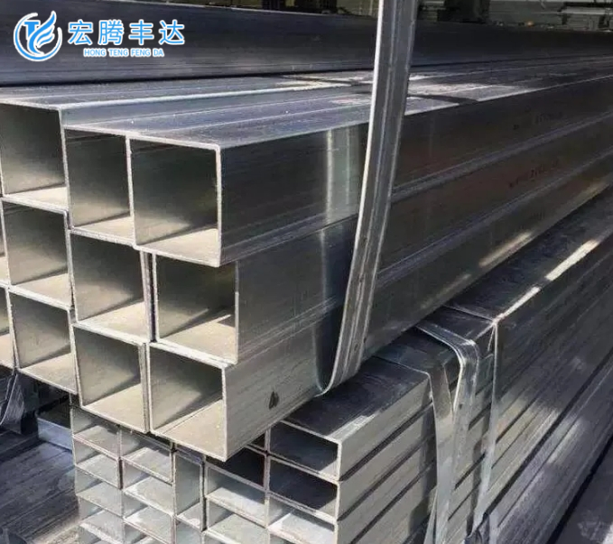 HDG 50x25 Box Section ASTM A123 6m-12m Galvanised Square Tube