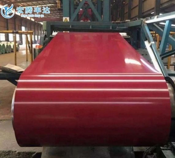 Metal Building Material Color Coated Coils Bright Matt High Light Surface Filming Dx52D PPGI Z40 Prepainted Galvanized Steel Coil