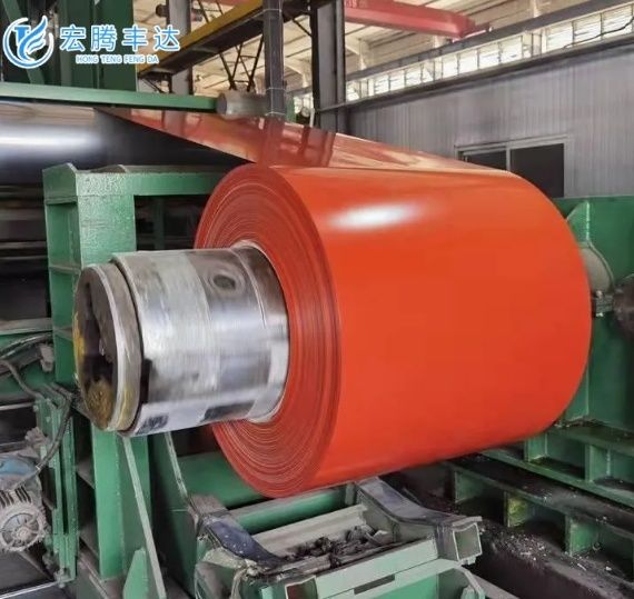 PPGI Pre Painted Galvanized Steel Coil 0.40mm 0.50mm PE SMP Coating for PU EPS Sandwich Panel Cold Storage Clean Room
