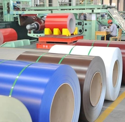 S500GD S550GD Colour Coated Steel Coils PPGI Prepainted Galvanized Steel Coil