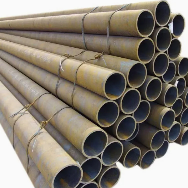 ASTM Standard A53 Ms Carbon 3m 6m 9m 12m Length Round Hot Rolled Seamless Steel Pipe