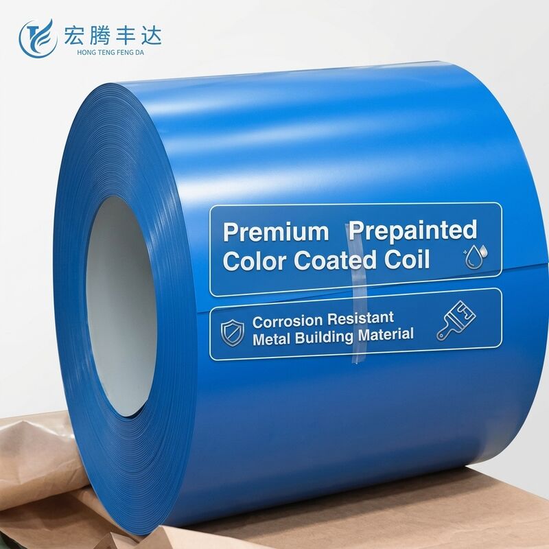 HDP Coated PPGI Pre Painted Galvanized Steel Coil 0.45mm 0.60mm Z120 High Durability for Industrial Factory Building