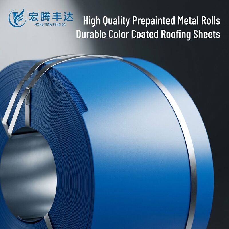PPGL Pre Painted Galvalume Steel Coil AZ150 Base 0.35mm 0.50mm SMP High Corrosion Resistance for Coastal Building