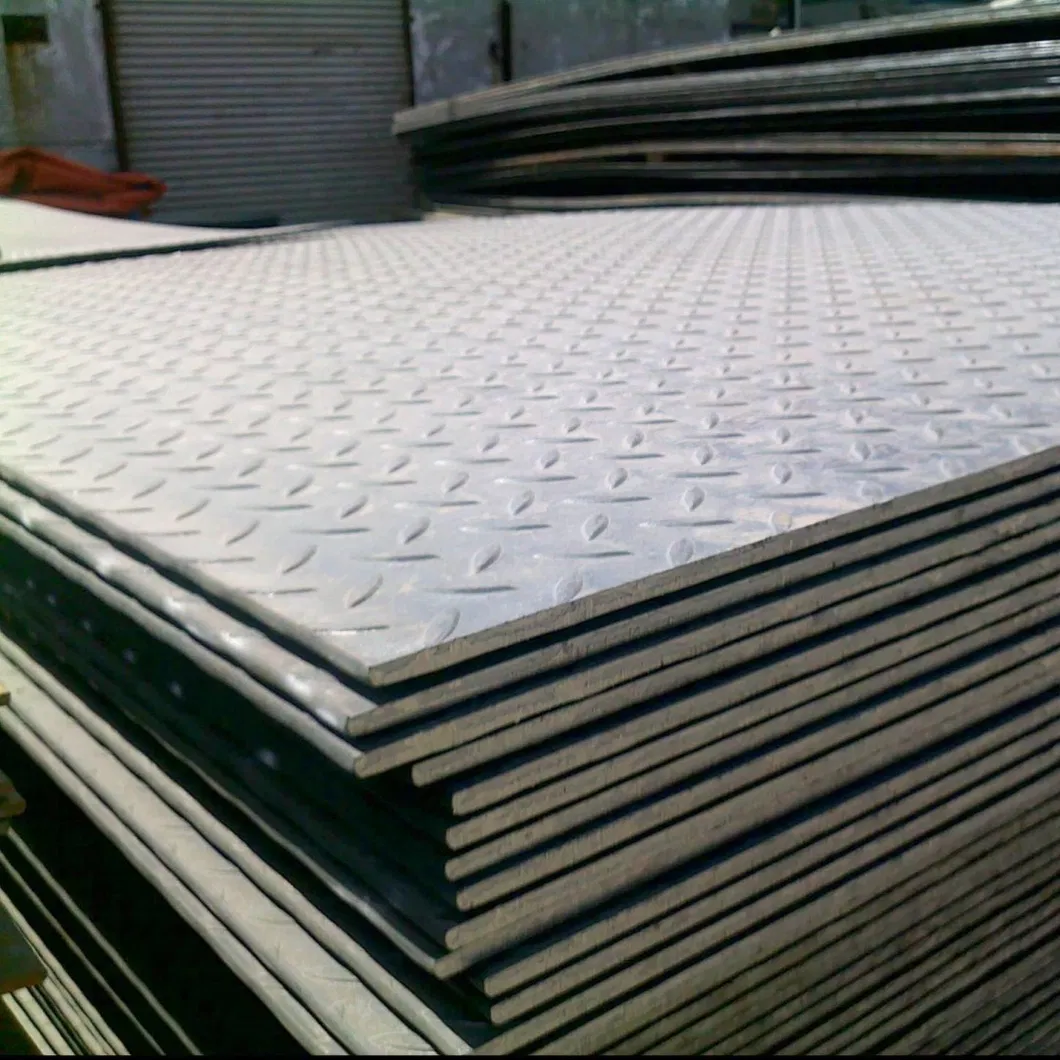 EN10155 SUMIHARD Q235B Q345B Q355NH Galvanized Checkered Plate For Floor 3