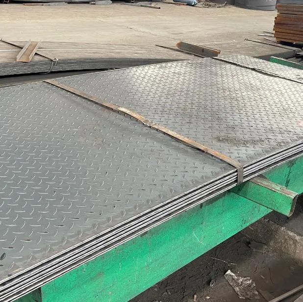 EN10155 SUMIHARD Q235B Q345B Q355NH Galvanized Checkered Plate For Floor 8