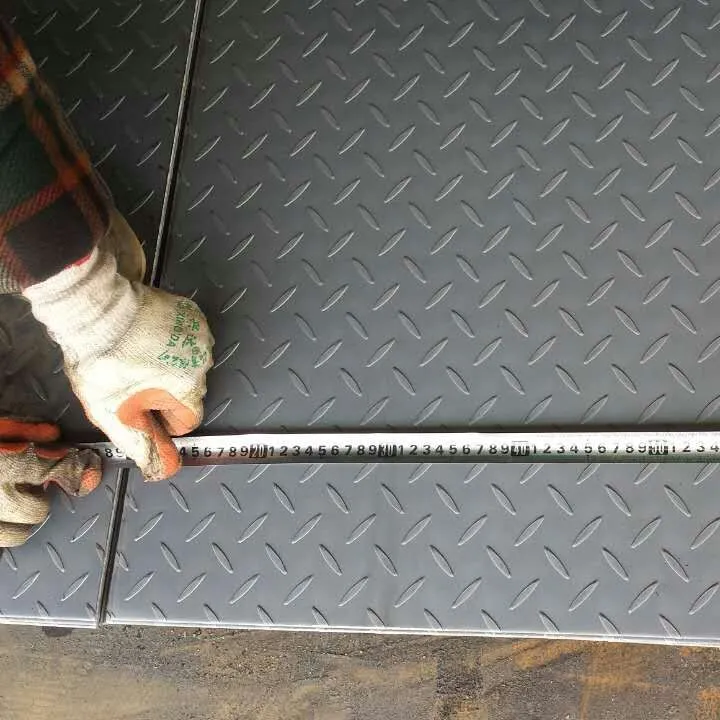 EN10155 SUMIHARD Q235B Q345B Q355NH Galvanized Checkered Plate For Floor 13