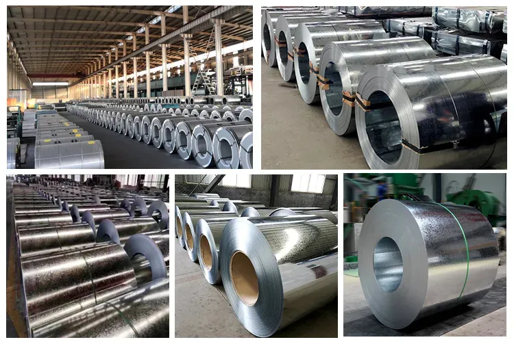 Q345 S550GD Galvanized Steel Coil DX51D+Z DX54D+ZF SECC DX51D+Z Gi Sheet Coil 1