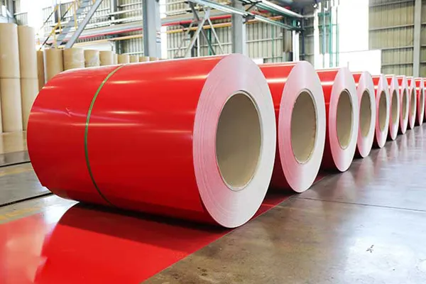 PE PVDF PVC Coated PPGI Galvanized BWG AWG Color Coated Steel Coils 4