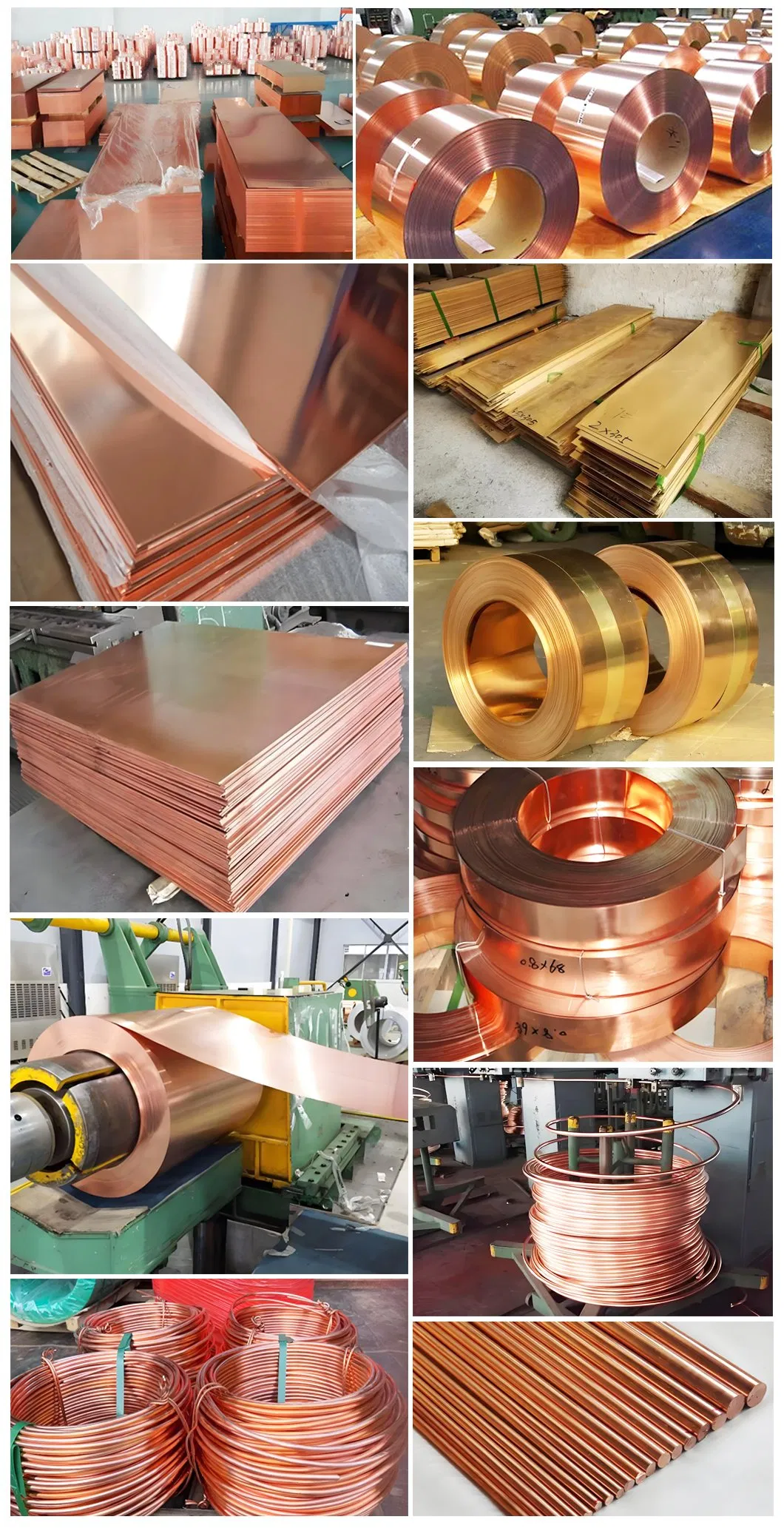 Copper Metal Strips C10100 C10200 C11000 C12200 CW004A 10mm Copper Strip Coil 0