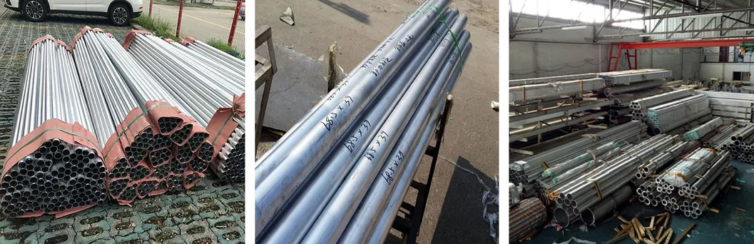Round Aluminium Pipe 7075 7050 7072 7175 7005 7A04 7A09 Aluminum Round Tube 1
