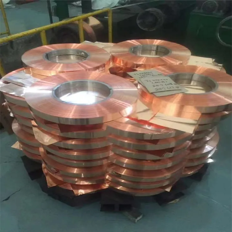 Copper Metal Strips C10100 C10200 C11000 C12200 CW004A 10mm Copper Strip Coil 7