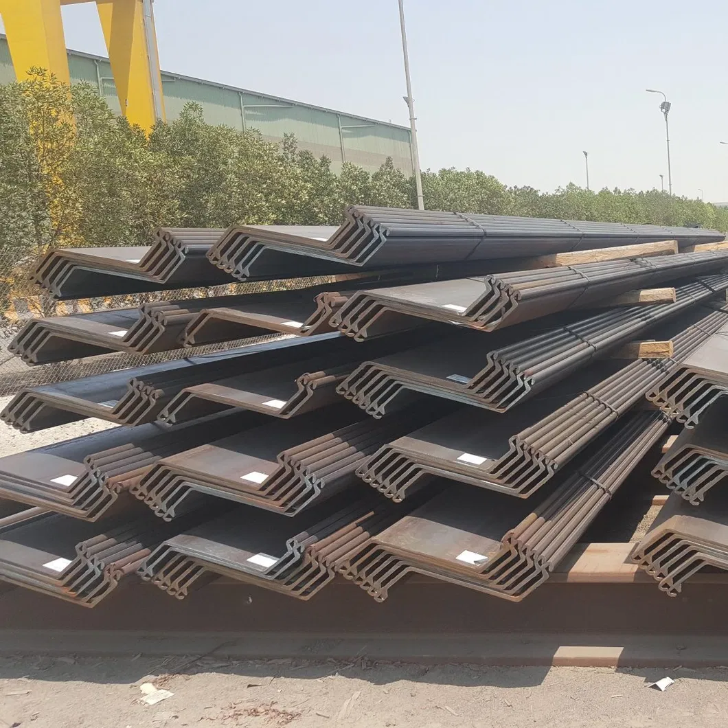 PU400×125 PU500×170 PU600×210 Metal Sheet Piling PZ22 PZ27 Steel Sheet Pile 0