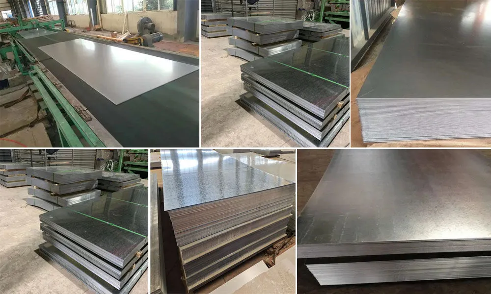 ASTM A653 Gi Sheet Cold Rolled Galvanised Sheet Metal 0.2mm-50mm Thickness 0