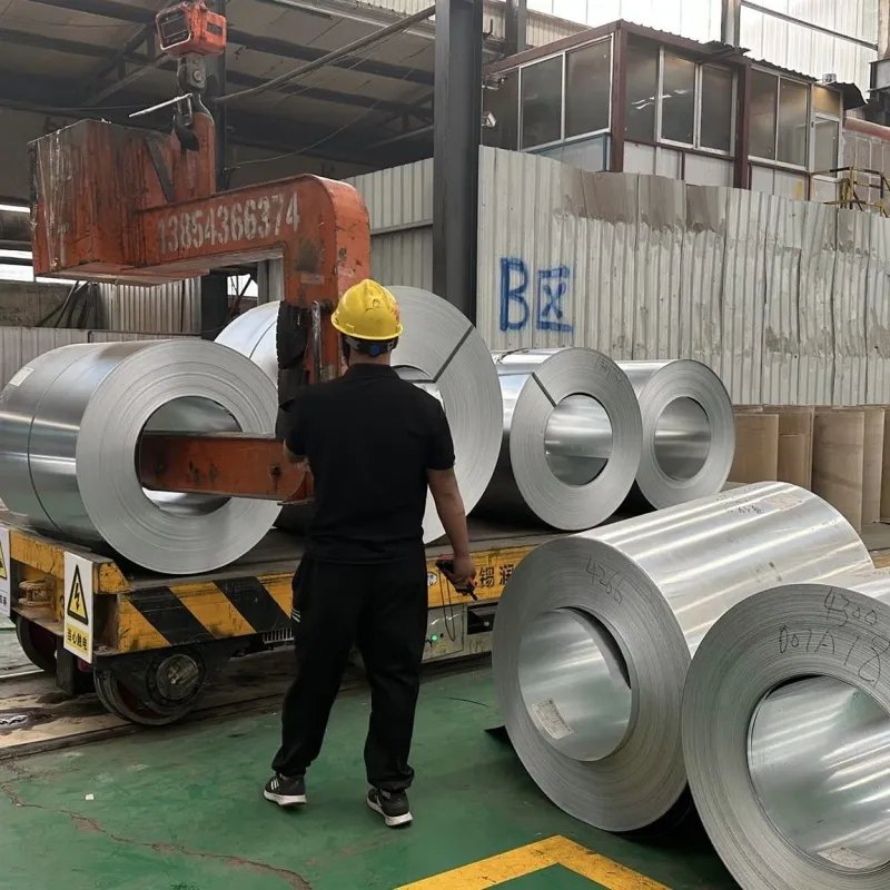 SECC DX51D+Z Galvanized Steel Sheet Coil Gi Coil For Duct And Roofing 4