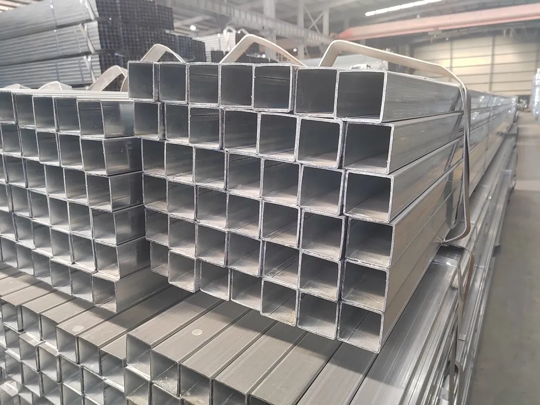 HDG 50x25 Box Section ASTM A123 6m-12m Galvanised Square Tube 0