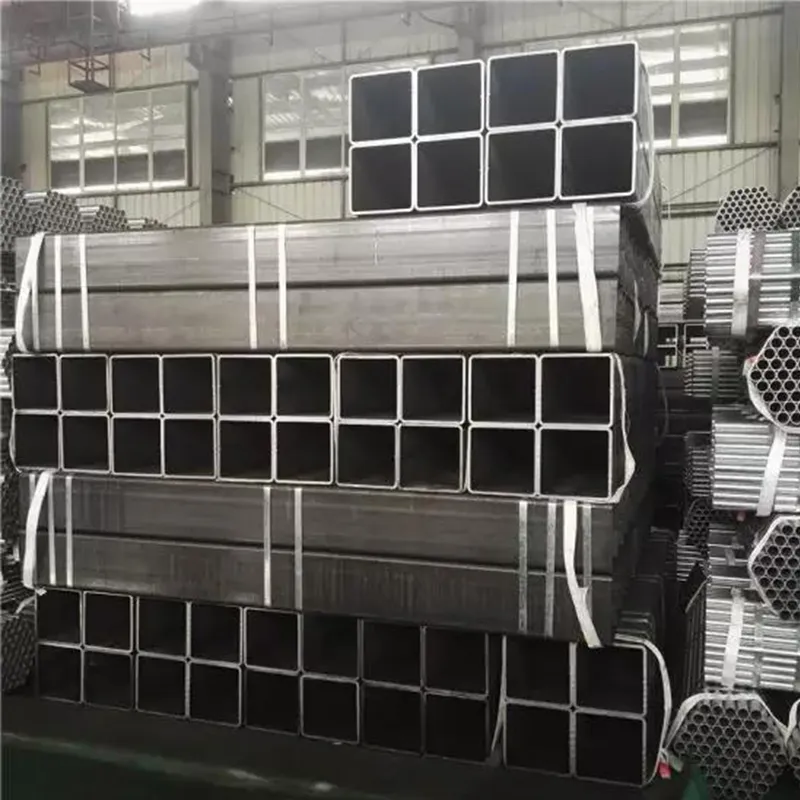 Pre Welded Galvanized Pipe Q195 Q235 Q235B Steel Rectangular Tube 2