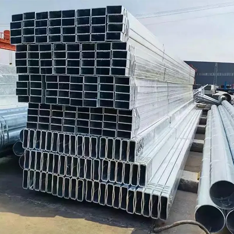 Pre Welded Galvanized Pipe Q195 Q235 Q235B Steel Rectangular Tube 3