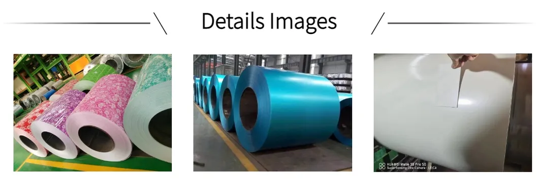 S500GD S550GD Colour Coated Steel Coils PPGI Prepainted Galvanized Steel Coil 5