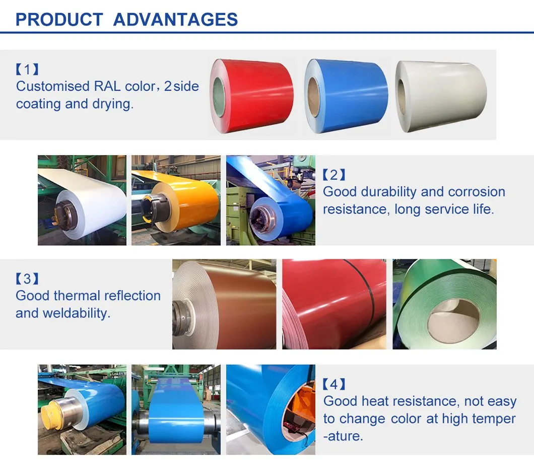 JIS G3322 CGLCC Gl PPGL Zinc Pre Painted Coils Zinc Coating Steel Coil 1