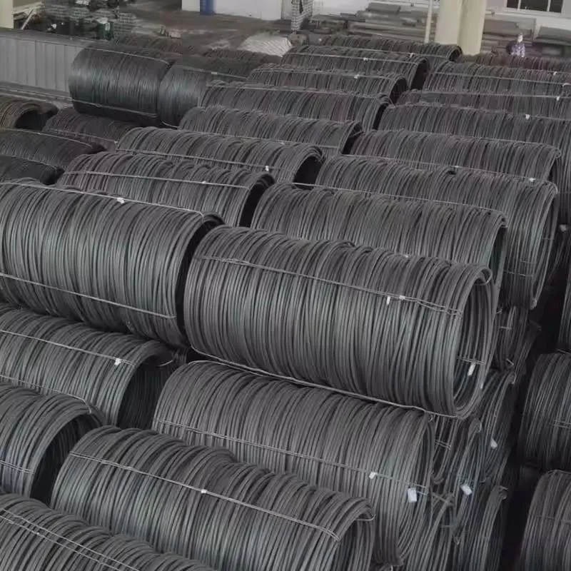 35# 45# 65Mn Wire Rod Coil Hot Rolled Cold Drawn Carbon Steel Wire 3