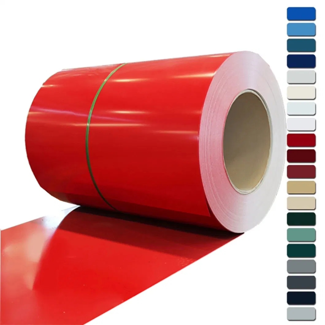 DX51D+Z PPGL PPGI Ral Color Coated Steel Sheet Coil for Industrial Roofing 0
