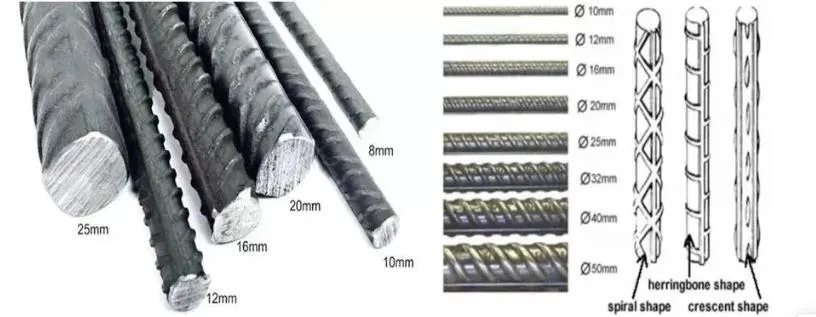 Reinforcement Steel Rebar HRB400 Deformed Bar Iron Rods for Concrete Construction 0