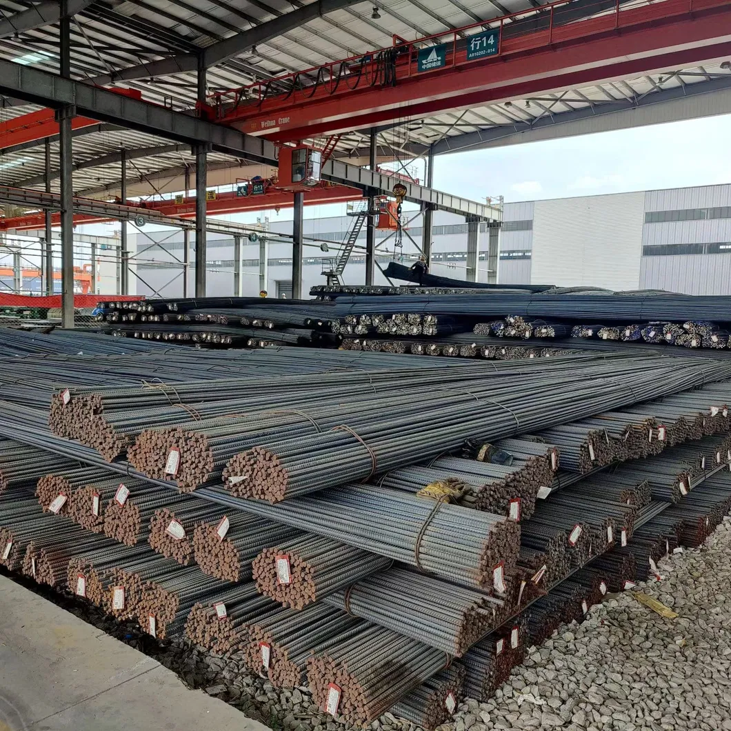 HRB335 Reinforced Deformed Steel Rebars Price China Supplier 16mm 17mm Deformed Bar Mild Steel Rebar Producing 0
