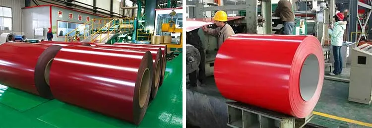 PPGI Coils Color Coated Steel Coil Prepainted Galvanized Steel Coil Z275/Metal Roofing Sheets 0