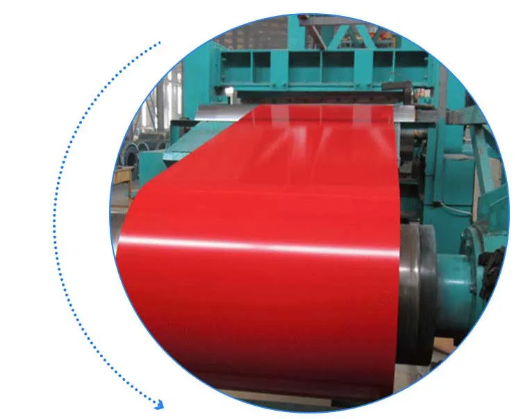 PPGI Coils Color Coated Steel Coil Prepainted Galvanized Steel Coil Z275/Metal Roofing Sheets 4