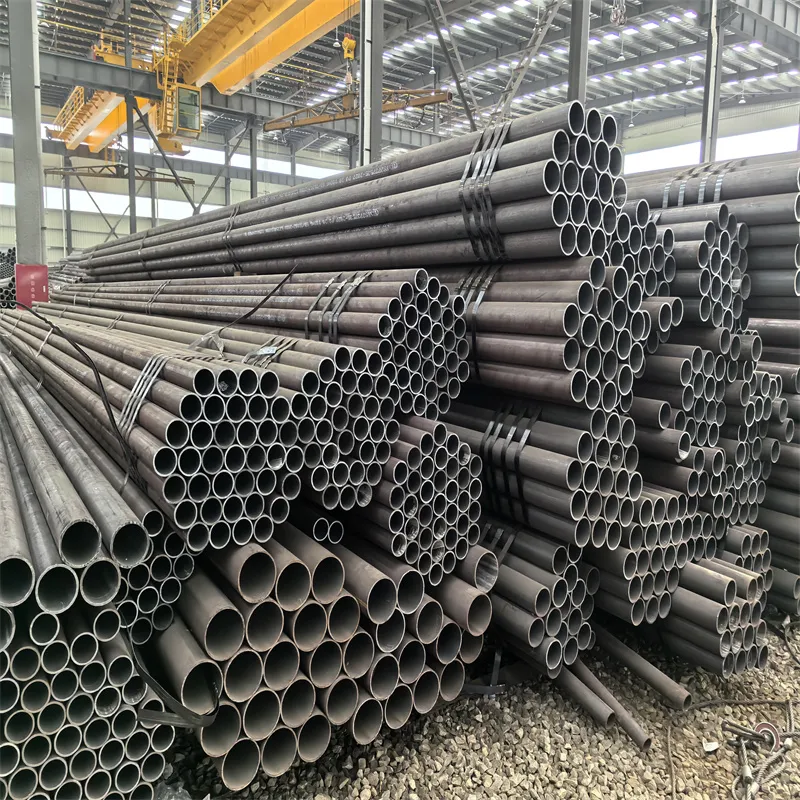 Top Quality Welded Carbon 3 Inch Steel Pipe Q235 Q345 Hot Rolled Carbon Steel Pipe Seamless Mild Pipe for Construction Thick Wall Seamless Steel Pipes 2